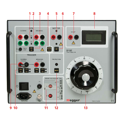 美国 MEGGER B10E线圈跳闸测试仪